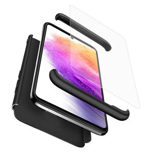 [Pachet 360°] Husa + folie Samsung Galaxy A73 5G GKK Original, negru