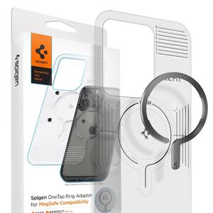 Inel husa adaptor MagSafe incarcare wireless Spigen OneTap, negru