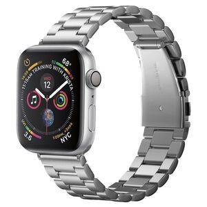 Curea Apple Watch 1 / 2 / 3 / 4 / 5 / 6 / 7 / 8 / SE / Ultra (42mm / 44mm / 45mm / 49mm) Spigen Modern Fit - Argintiu