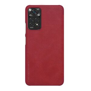 Husa Xiaomi Redmi Note 11 Nillkin QIN Leather, rosu