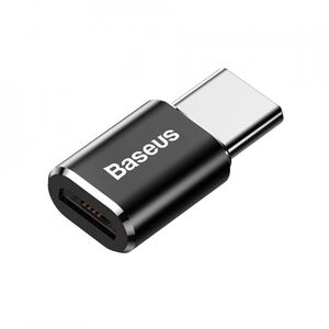 Adaptor micro type-c mama la type-c tata, convertor, baseus - negru