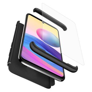 [Pachet 360°] Husa + Folie Xiaomi Redmi Note 10 5G GKK Original - Negru