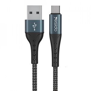 Cablu de date USB la Micro-USB Yesido CA62, 2.4A, 1.2m, negru