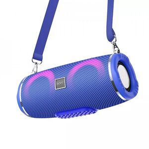 Boxa portabila Bluetooth 10W cu lumini RGB Hoco HC12, albastru