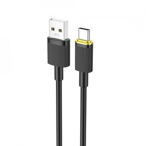 Cablu tip C Samsung de date Hoco U109, 3A, 1.2m, negru