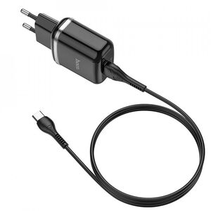 Incarcator USB Hoco N3, 18W + cablu Type-C, negru
