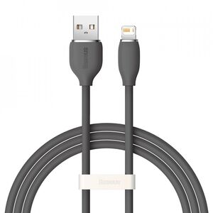 Cablu de date USB la Lightning Baseus 2.4A, 1.2m, negru, CAGD000001