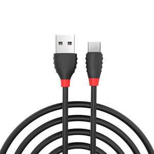 Cablu de date USB Type-C Quick Charge Hoco X27, 10W, 2.4A, 1.2m, negru
