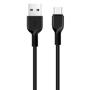 Cablu de date Flash Charging USB la USB Type-C Hoco X20, 10W, 3A, 2m, negru