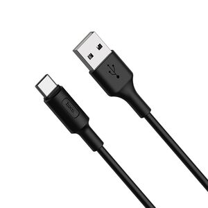 Cablu transfer date USB Type-C 2A, 10W, Hoco X25, 1m, negru