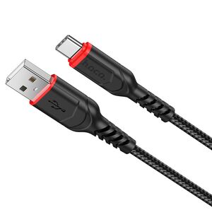Cablu USB - USB Type-C Fast Charge 3A la USB-A Hoco X59, 1m, negru