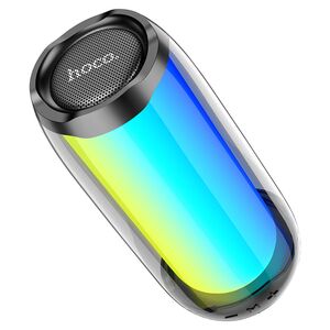 Boxa portabila Bluetooth TWS cu lumini RGB Hoco HC8, negru