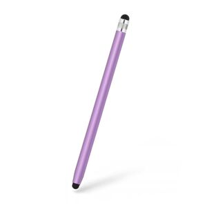Stylus pen Techsuit, 2in1 universal, Android, iOS, aluminiu, mov, JC01