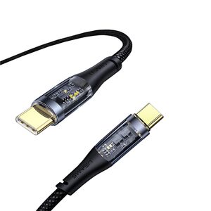 Cablu de date USB Type-C la Type-C 100W USAMS, negru, 1.2m, US-SJ574