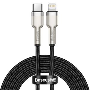 Cablu de date Baseus, Type-C la Lightning, PD 20W, 2m, negru