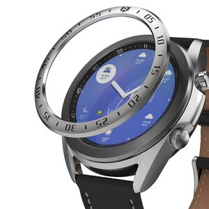 Rama Samsung Galaxy Watch 3 41mm Ringke Bezel Styling, Stainless Silver