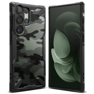 Husa Samsung Galaxy S23 Ultra Ringke Fusion X Design, camo black