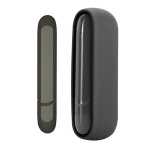 Husa IQOS 3 DUO - silicone case - magnetic side cover - negru