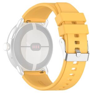 Curea ceas Techsuit - Watchband 20mm (W026) - Pixel Watch, Samsung Galaxy Watch 4, Active 1 / 2 (40 mm / 44 mm), Huawei Watch GT / GT 2 / GT 3 (42 mm) - galben