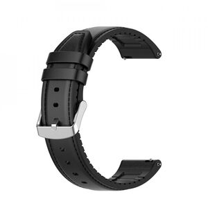 Curea smartwatch samsung galaxy watch (46mm) / watch 3 / gear s3, huawei watch gt / gt 2 / gt 2e / gt 2 pro / gt 3 (46 mm), techsuit w007 - negru