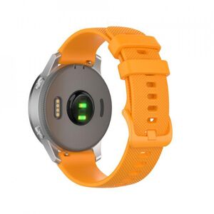 Curea smartwatch samsung galaxy watch 4, galaxy watch active 1 / 2 (40 mm / 44 mm), huawei watch gt / gt 2 / gt 3 (42 mm), techsuit w006 - portocaliu