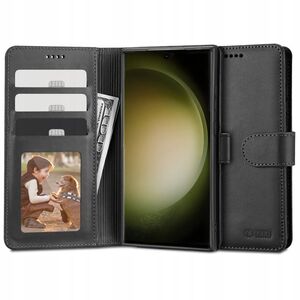 Husa pentru Samsung Galaxy S23 Ultra Wallet - Negru