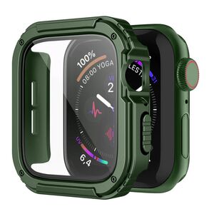 [Pachet 360°] Husa + folie Apple Watch 1 / 2 / 3 (42mm) Lito Armor S+, verde