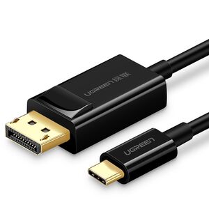 Cablu video USB-C la DP Ugreen, 4Kx2K@30Hz, 1.5m, negru