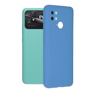 Husa Xiaomi Poco C40 Soft Edge Silicone, albastru