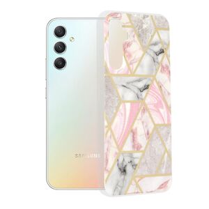 Husa Samsung Galaxy A34 5G Marble, Pink Hex