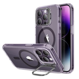 Husa iPhone 14 Pro cu MagSafe Esr - classic kickstand halolock - clear purple