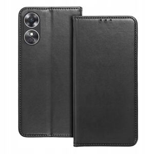 Husa pentru Oppo A17 Wallet tip carte, negru