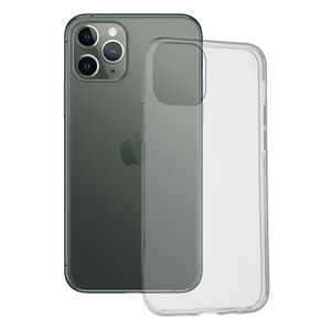 Husa iphone 11 pro, din silicon tpu slim, techsuit - transparent