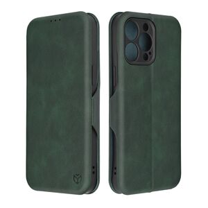 Husa iPhone 14 Pro tip carte - safe wallet plus magnetic - green