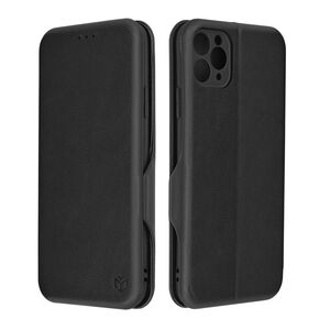 Husa iPhone 11 Pro tip carte - safe wallet plus magnetic, negru
