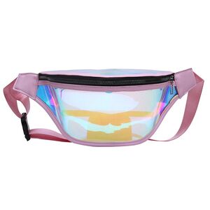 Borseta, Casual Waist Bag (CWB2) - Transparent, pentru diverse activitati - roz