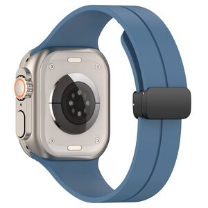 Curea Apple Watch 1/2/3/4/5/6/7/8/9/SE/SE 2/Ultra/Ultra 2 (42/44/45/49mm) Techsuit, W011, blue