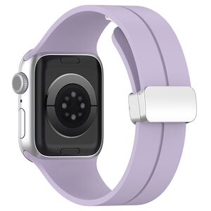 Curea Apple Watch 1/2/3/4/5/6/7/8/9/SE/SE 2/Ultra/Ultra 2 (42/44/45/49mm) Techsuit, W011, purple