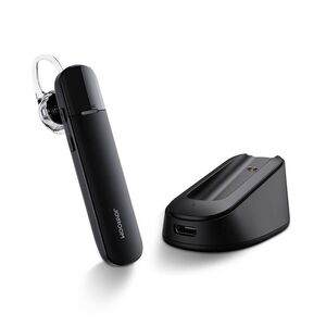 Casca bluetooth JoyRoom - Bluetooth Headset (JR-B02S) - cu statie de incarcare, Bluetooth 5.1, negru