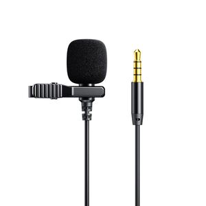 Mini lavaliera JoyRoom - Lavalier Microphone (JR-LM1) - cu Cablu Jack 3.5mm, 2m - negru