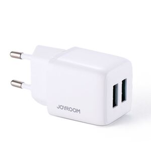 Incarcator priza 2 x USB JoyRoom, 12W, 2.4A, alb, L-2A121