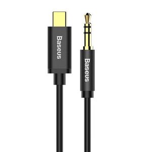 Cablu audio Baseus - Audio Cable M01 (CAM01-01) - USB Type-C la Jack 3.5mm, 1.2m - negru