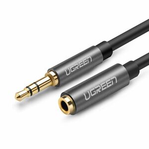 Cablu audio Ugreen - (10592) - Jack 3.5mm la Jack, Aux Extension 1m - Silver