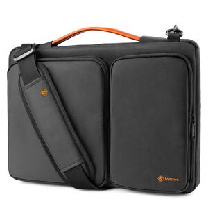 Servieta, geanta laptop 16″ business Tomtoc, negru, A42F2D1