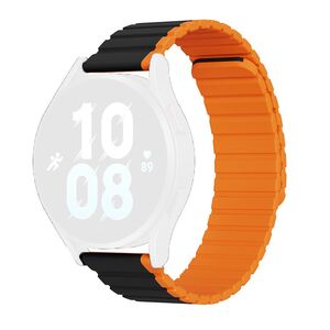 Curea magnetic Huawei Watch GT 2 (46mm)/GT 2 Pro/GT 3 Pro (46mm)/Ultimate, Xiaomi Watch S1 Dux ducis - ld series - negru / orange