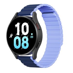 Curea magnetic Samsung Galaxy Watch 4/5/Active 2, Huawei Watch GT 3 (42mm)/GT 3 Pro (43mm) - blue