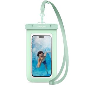 Husa subacvatica telefon waterproof Spigen A601, 3.5 - 7" - mint
