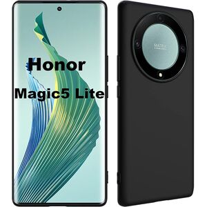 Husa pentru Honor Magic 5 Lite 5G Liquid Silicone, negru