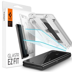 Set 2 x Folii de sticla pentru Samsung Galaxy Z Fold 5 (ecran frontal) Spigen - glas.tr ez-fit (2 pack) - clear