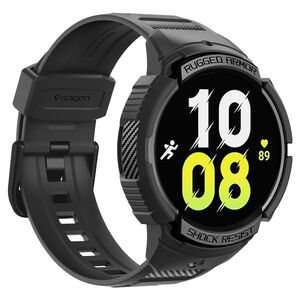 [Pachet husa + curea] Samsung Galaxy Watch 6 40mm Spigen Rugged Armor Pro, negru